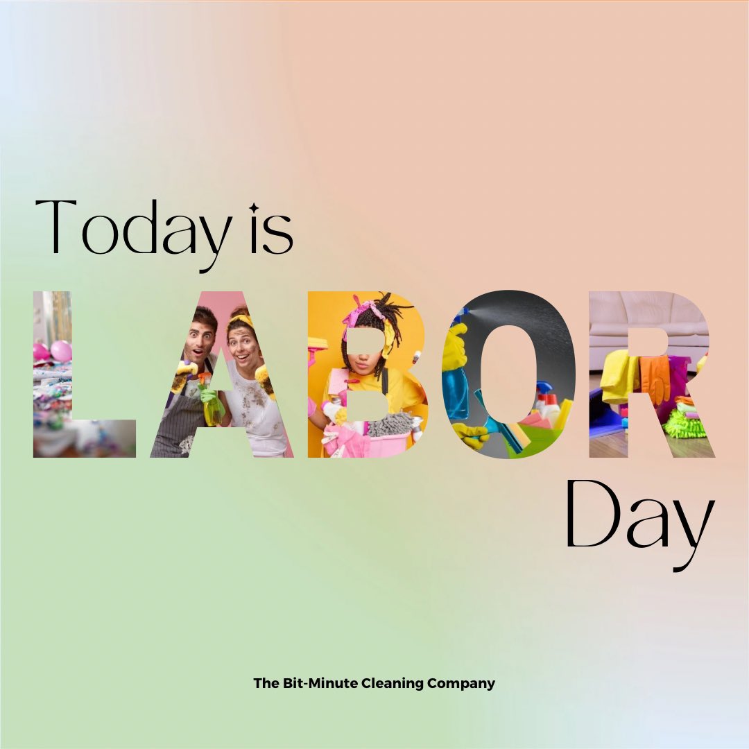 bitminuteclean's tweet photo. Happy Labour Day!

Today we celebrate the hard work that turns messy spaces into sparkling sanctuaries!

From banishing tough stains to creating fresh, calm environments every clean is a win worth celebrating.

Let’s honour the power of a job well done! ✨
#LabourDay https://t.co/cX80hRr9bo