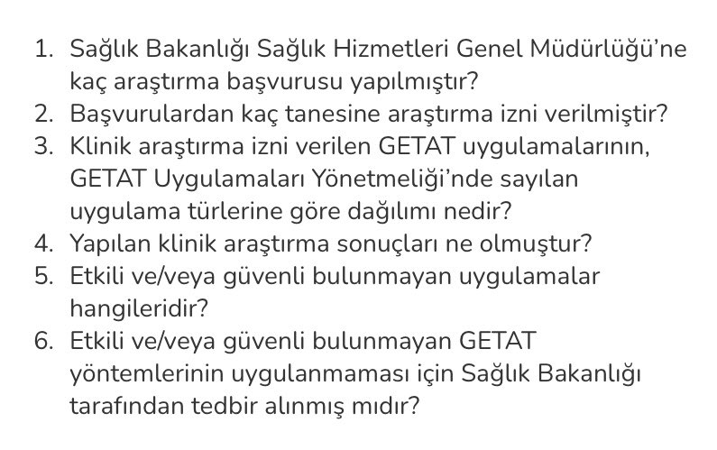 osmanelbek's tweet photo. TTB ve TTB-UDEK: Tıbbın temel ilkesi, bilimsel kanıta dayalı olmasıdır. GETAT uygulamalarının önemli bir bölümünün bilimsel bir temeli olmadığı bilinmektedir. Bu konuda Türk Tabipleri Birliği Sağlık Bakanlığı’ndan bilgi edinme hakkı kapsamında aşağıdaki sorulara yanıt istemiştir: https://t.co/9NEkYUH3tX