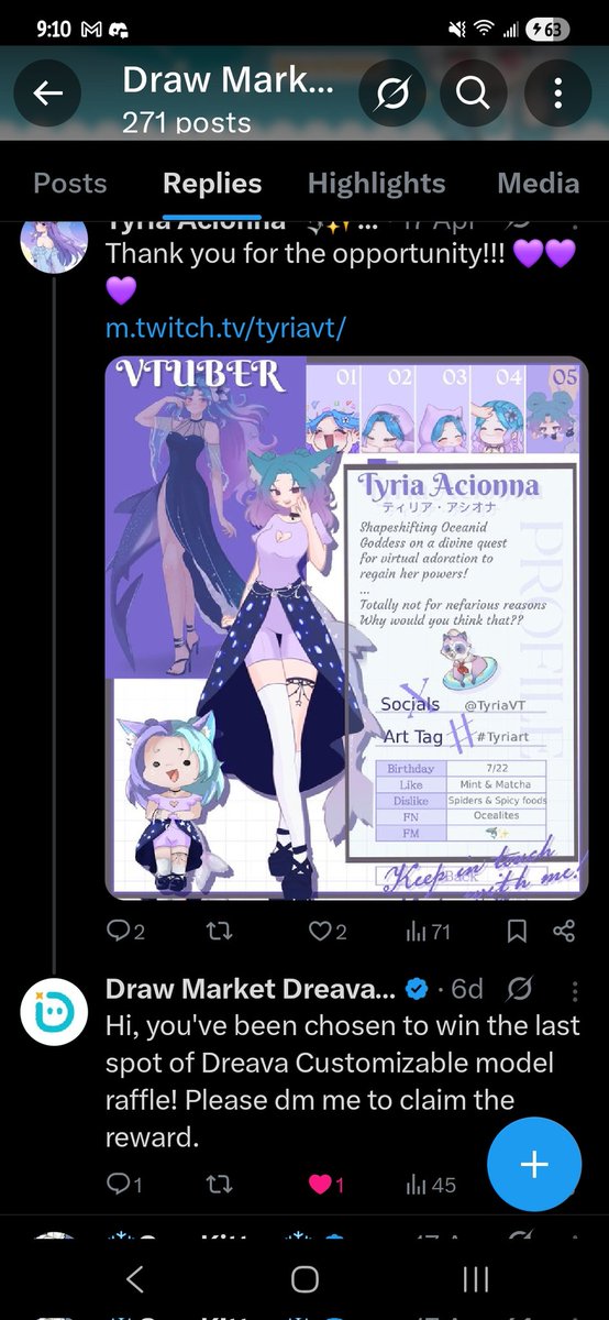 Tyria Acionna 🦈✨ ♢ Immortals | V-Dream tweet media