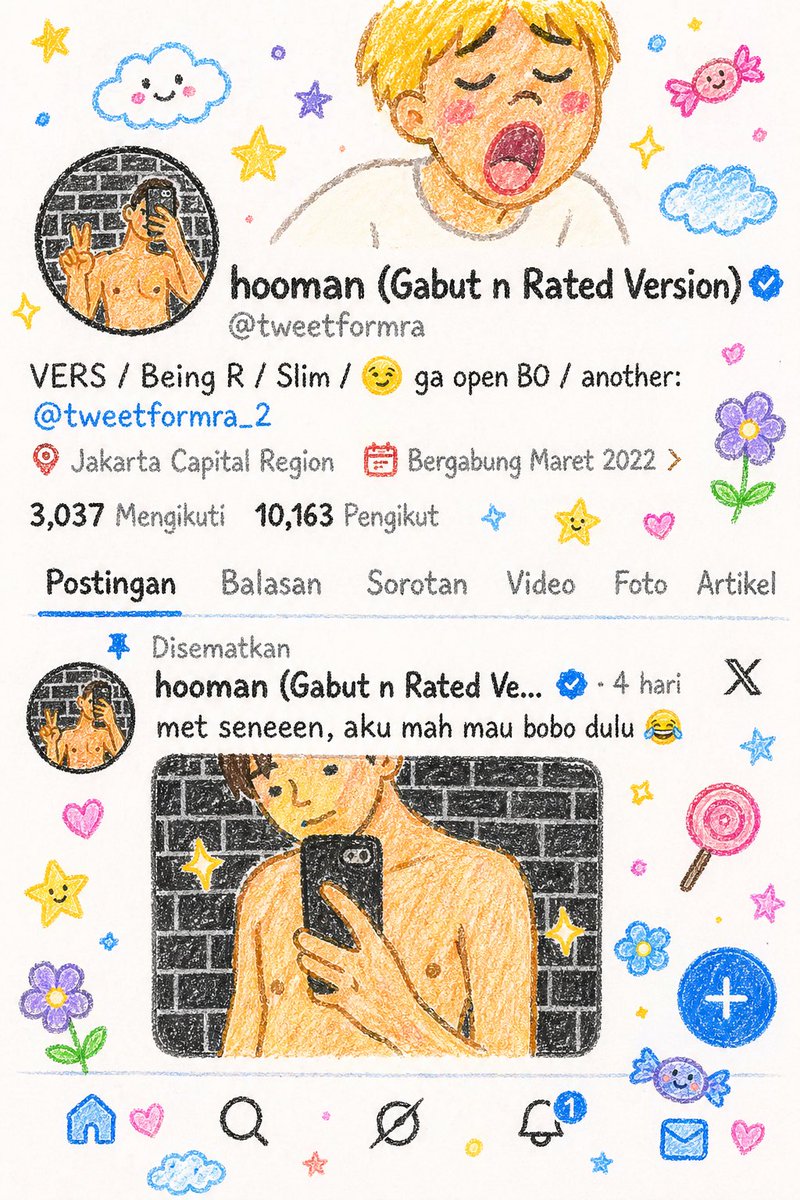 hooman (Gabut n Rated Version) tweet media