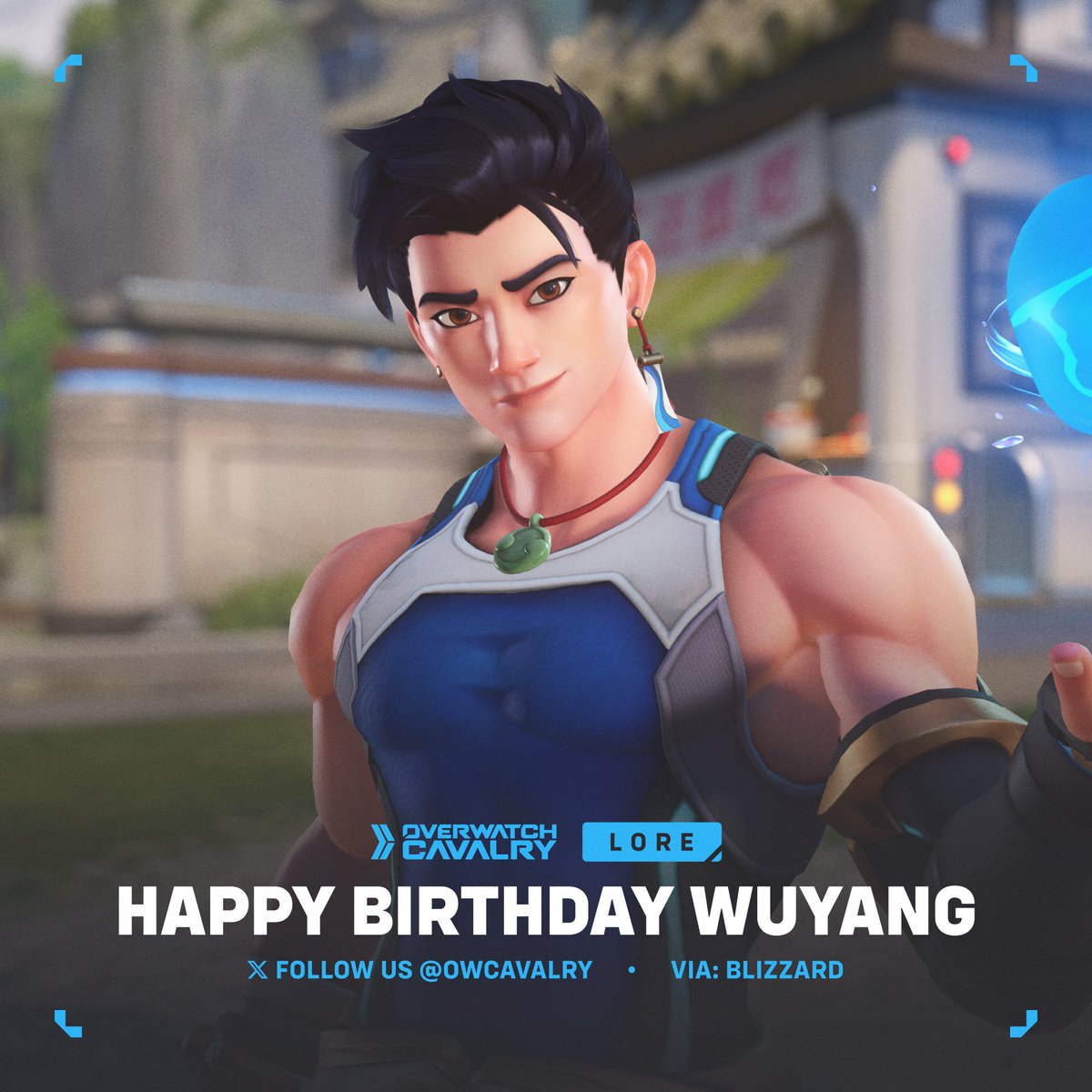 OWCavalry's tweet image. Happy Birthday to Wuyang, the Water College prodigy in #Overwatch 🌊