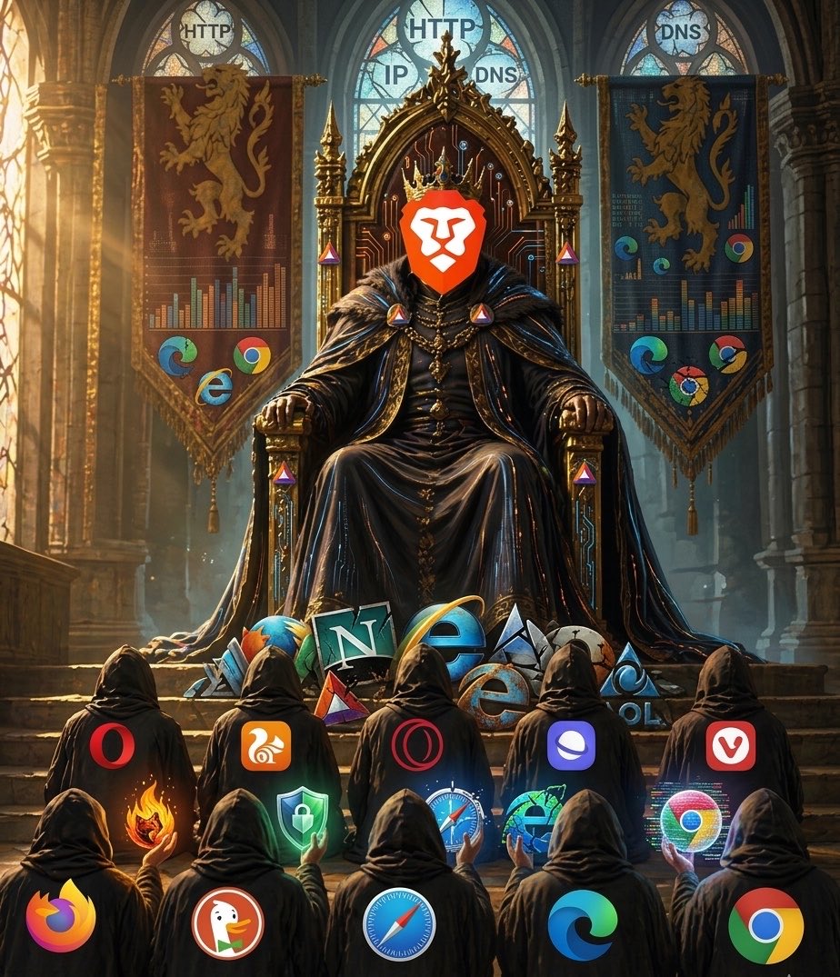 tbros6868's tweet image. Is there any browser more powerful than Brave?
• 🚫 Zero Ads
• 🔒 Total Privacy
• ⚡ Lightning Speed
#TechTalk #Brave #Chrome #Firefox