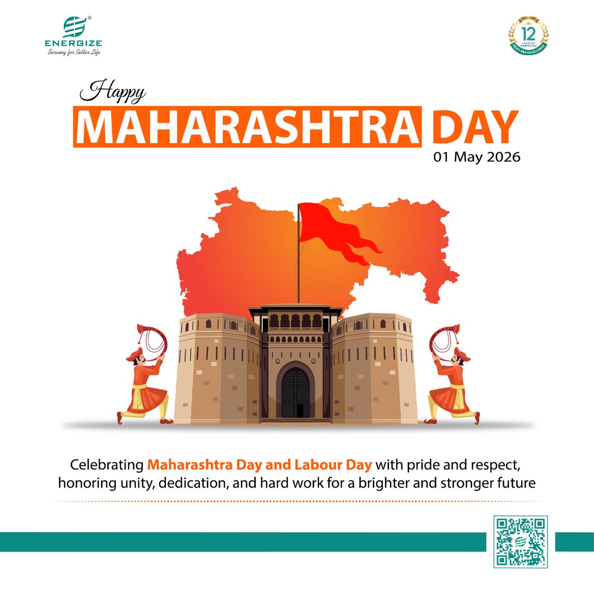 energize_p's tweet photo. ✨Happy Maharashtra day ✨

#MaharashtraDay
#HappyMaharashtraDay
#Maharashtra
#JaiMaharashtra
#ProudMaharashtrian
#MarathiCulture
#Energizepharmaceuticals 
#Energizepharma 
#Indianculture https://t.co/bR4kS0jiWy