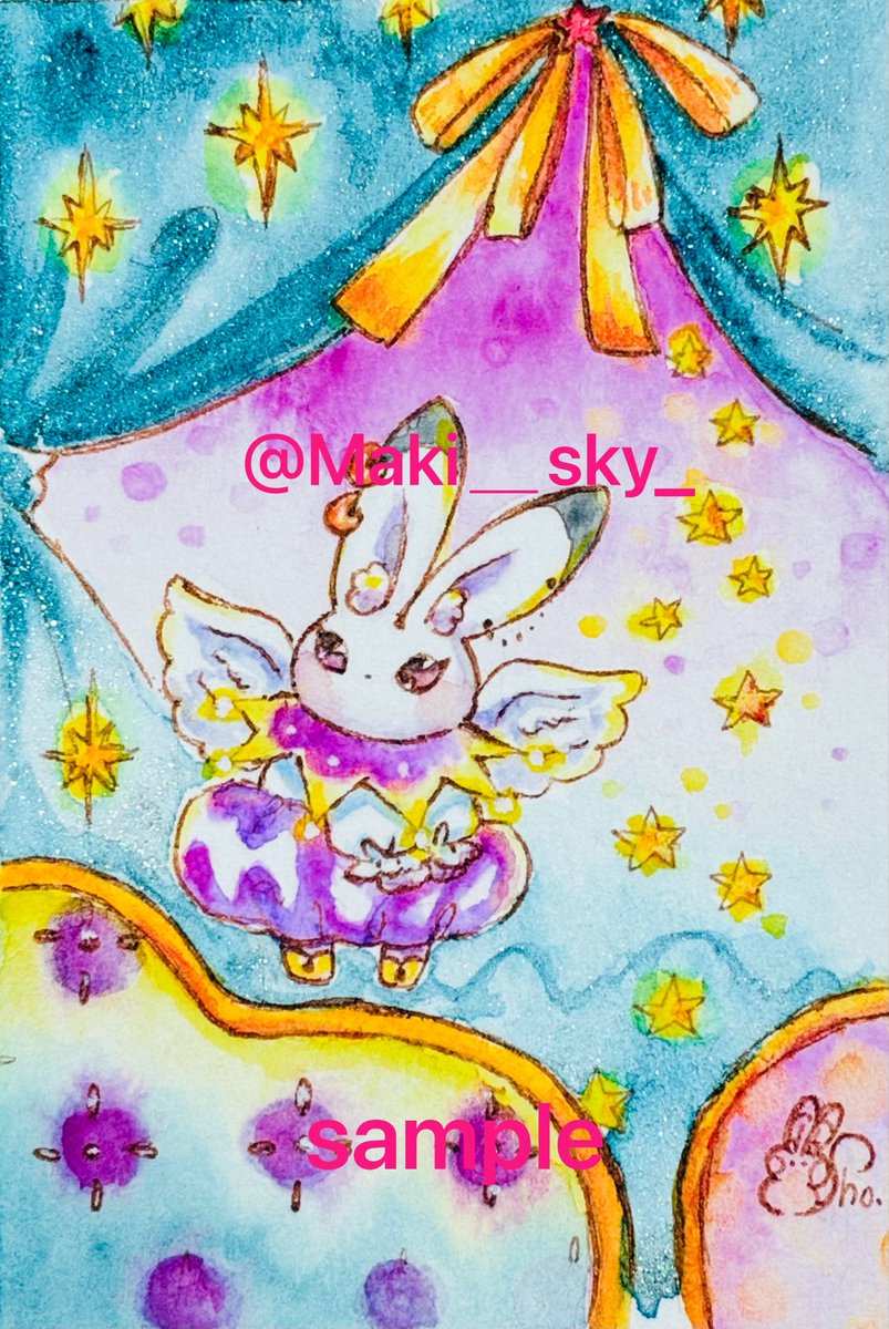 うさぎさんが好きでよく描いています🐰✨ #ゴールデンウィークSNS展覧