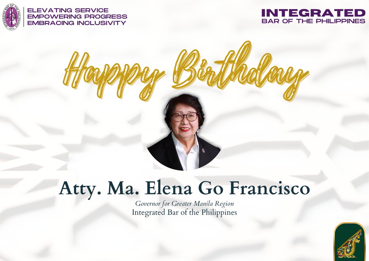Integrated Bar of the Philippines tweet media