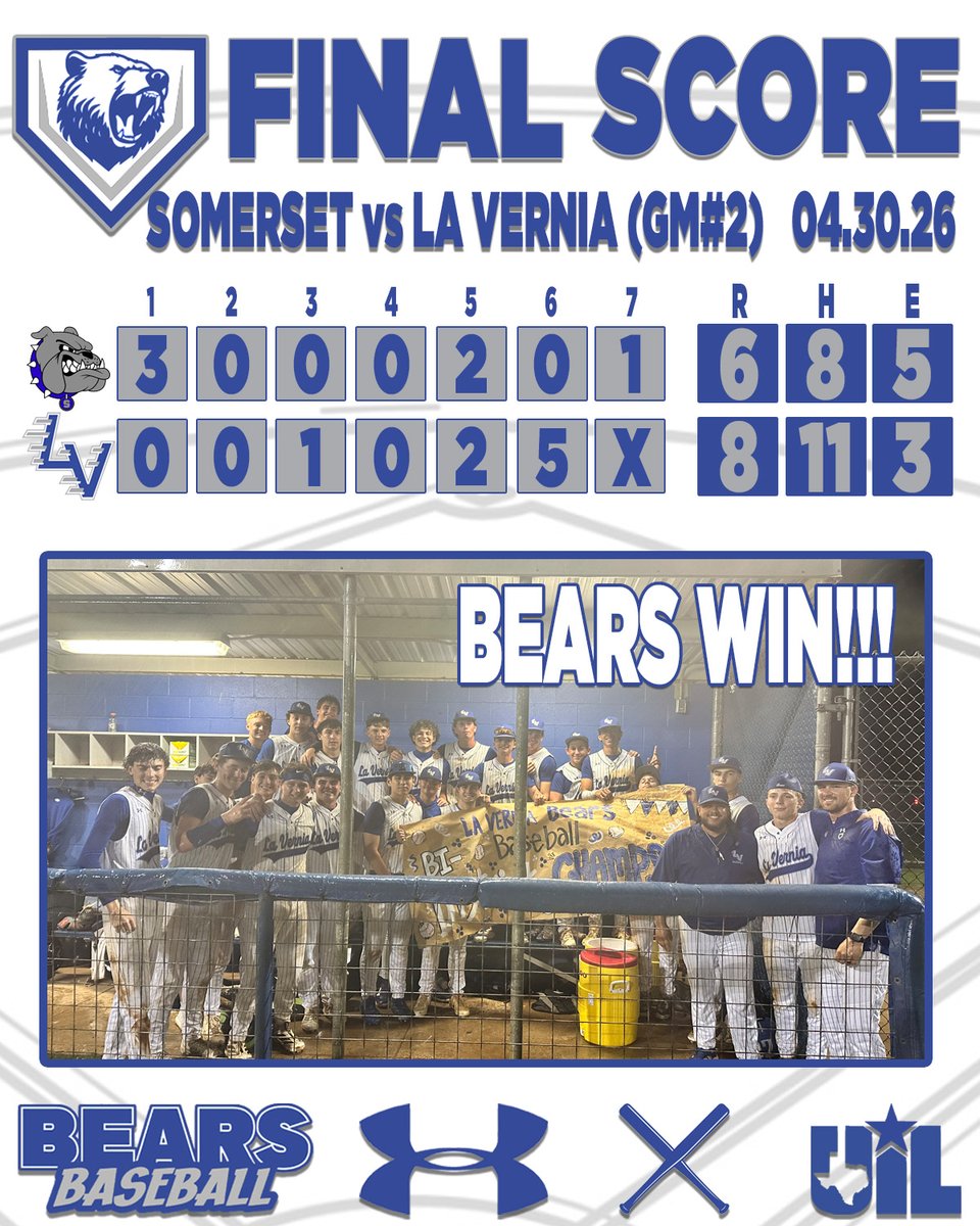 La Vernia High School Baseball tweet media