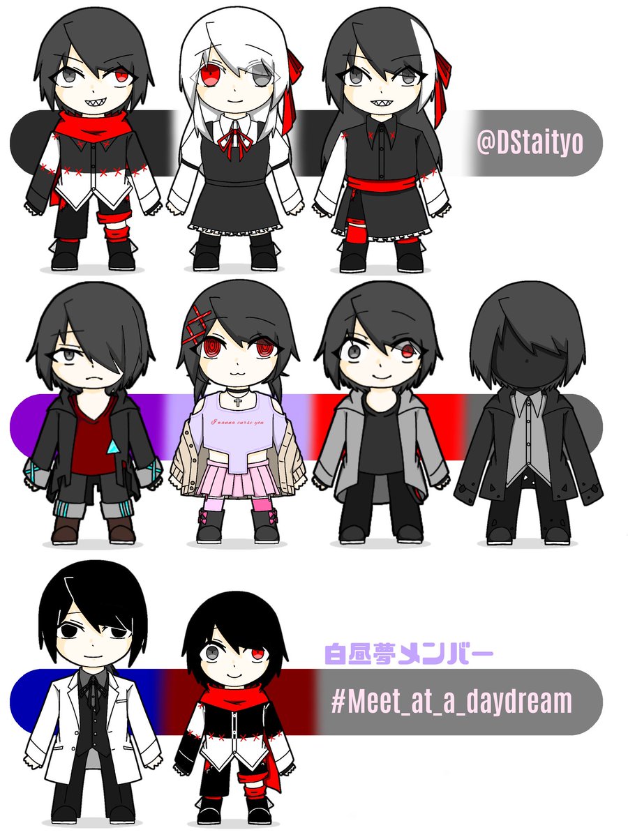 DStaityo's tweet photo. 自創作に関する設定やらなんやらを！！
ここのツリーに繋げていくよ！！！

自創作　#Meet_at_a_daydream
FA　#たいちょーは夢が見たい
キャラ垢　@DStaityoYume 
世界感説明あるプロフ　https://t.co/egQXylsi3q

MMD https://t.co/hMklFLH5Oq
うちの子紹介動画　https://t.co/Kq4mnTC4ZN

OC早見表↓ https://t.co/vrOll5MeRG