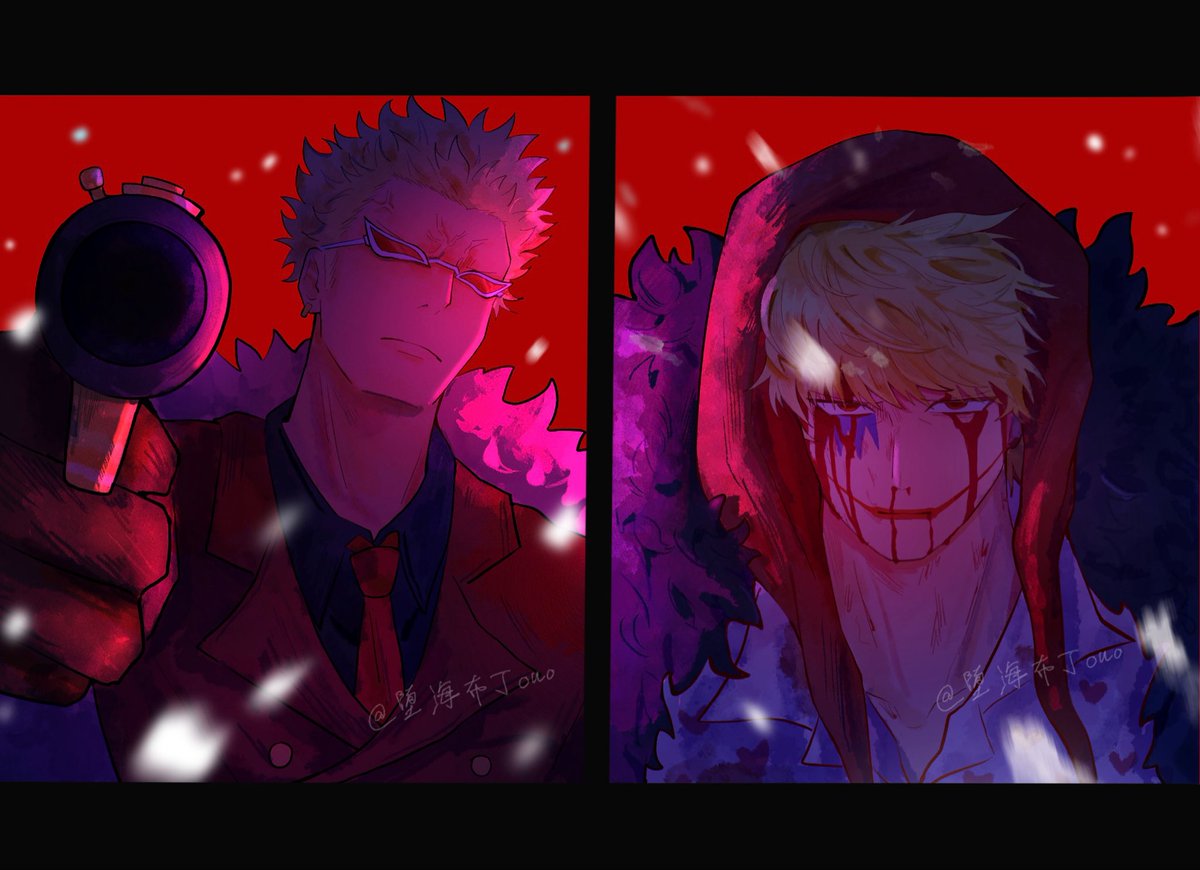 画了点唐吉诃德兄弟 #doflamingo #corazon #onepiece