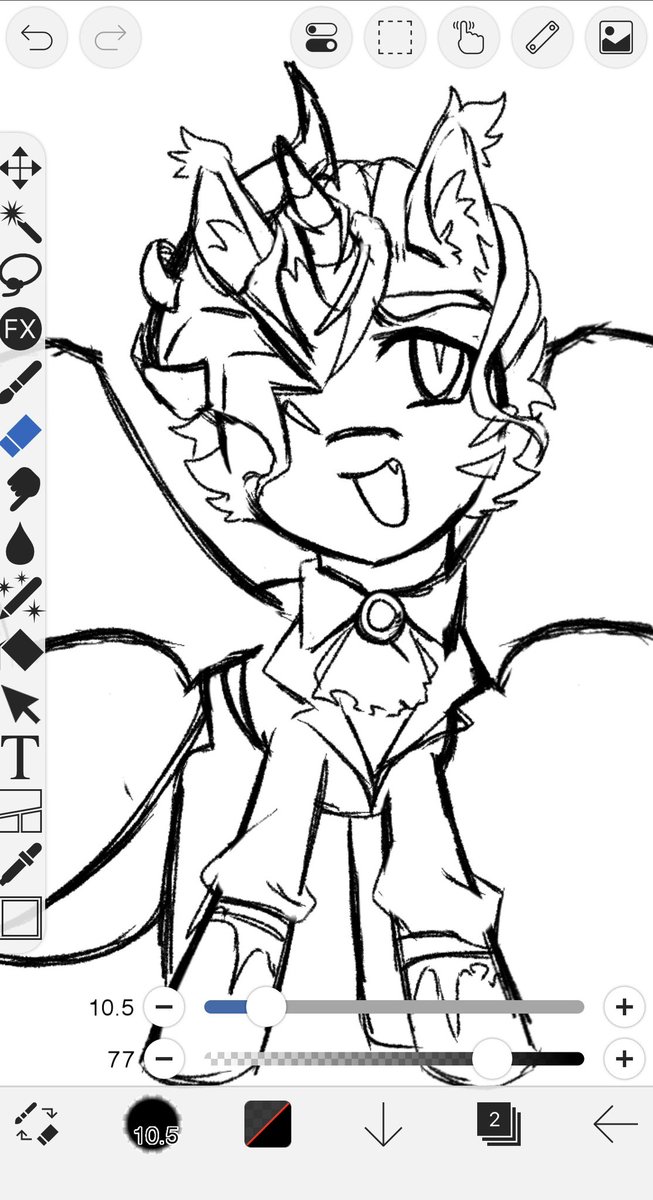 ppl liked phighting ponies so I might draw more here’s a wip