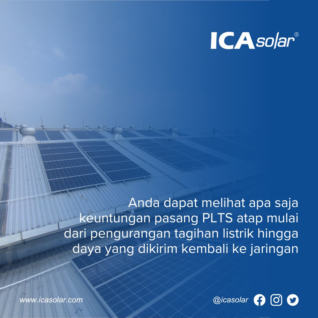 ICASolar's tweet photo. Bergantung pada lokasi dan potensi matahari di rumah Anda.

#panelsurya #energiterbarukan https://t.co/Ft4p6WzJ1O