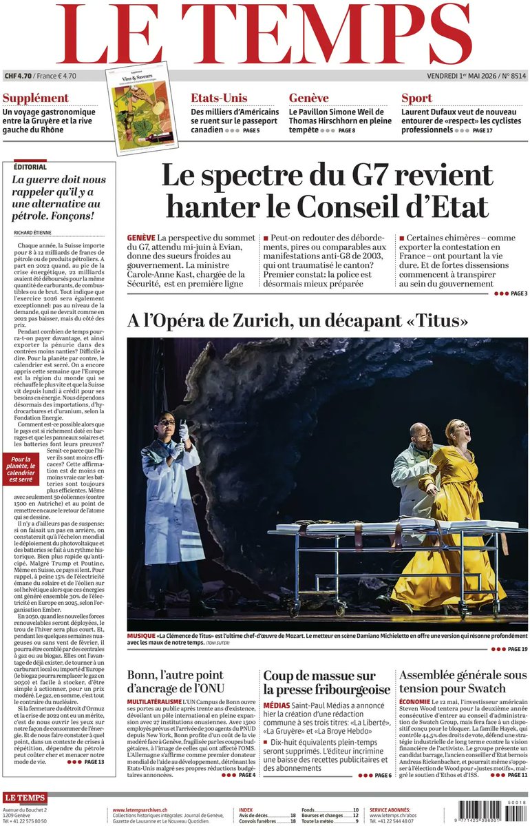 vittart75's tweet image. Sommet du #G7 à #Evian : un cauchemar pour la Suisse