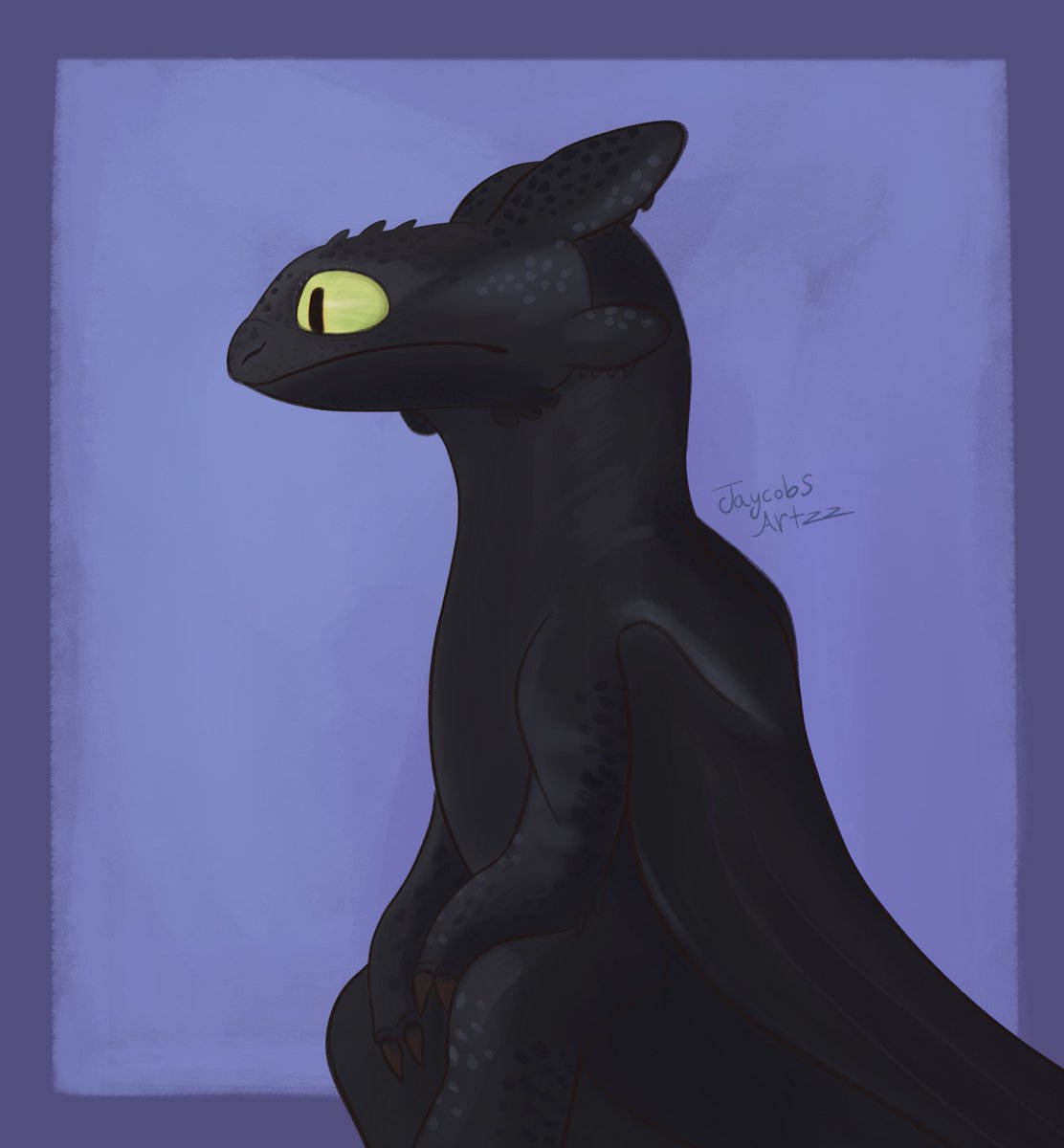Jaycobsartzz's tweet photo. Toothless sitting politely #HTTYD https://t.co/2u8yLBDYzb