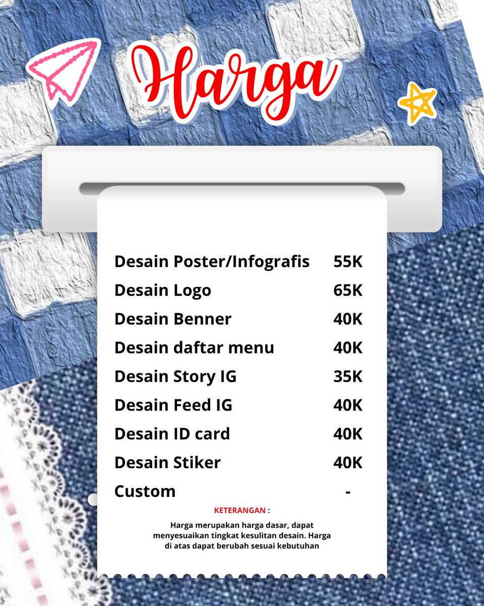 JASA DESAIN | stiker, logo, poster dll tweet media
