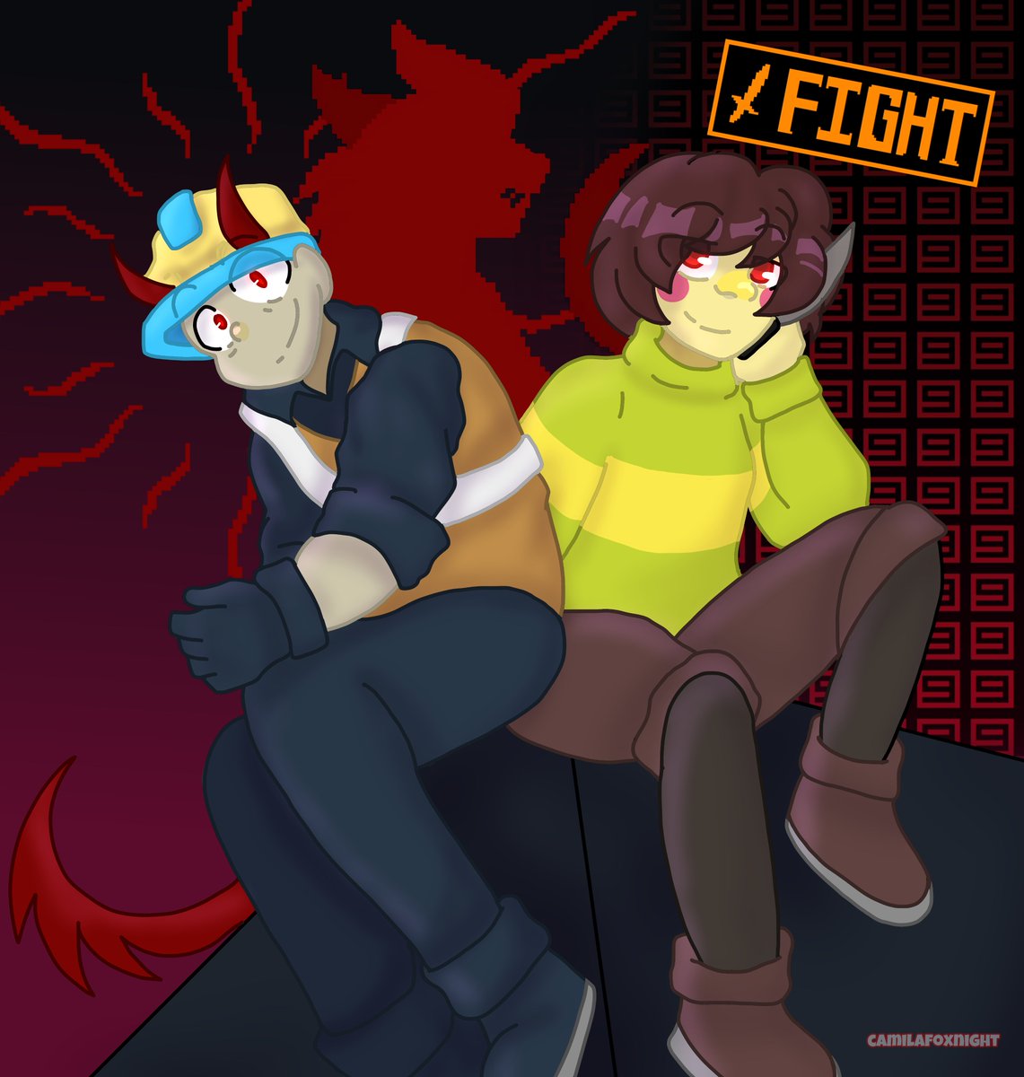 CamilaFoxnight's tweet image. hate...🖤💔

RT and likes are appreciated ❤️
#undertale #drawing #charafanart #blocktales #hatred #hatredblocktales #chara