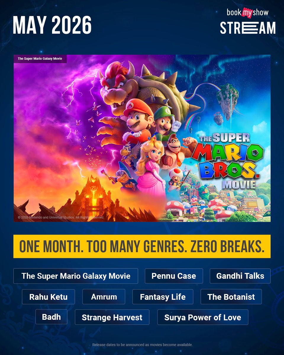BookMyShow Stream tweet media
