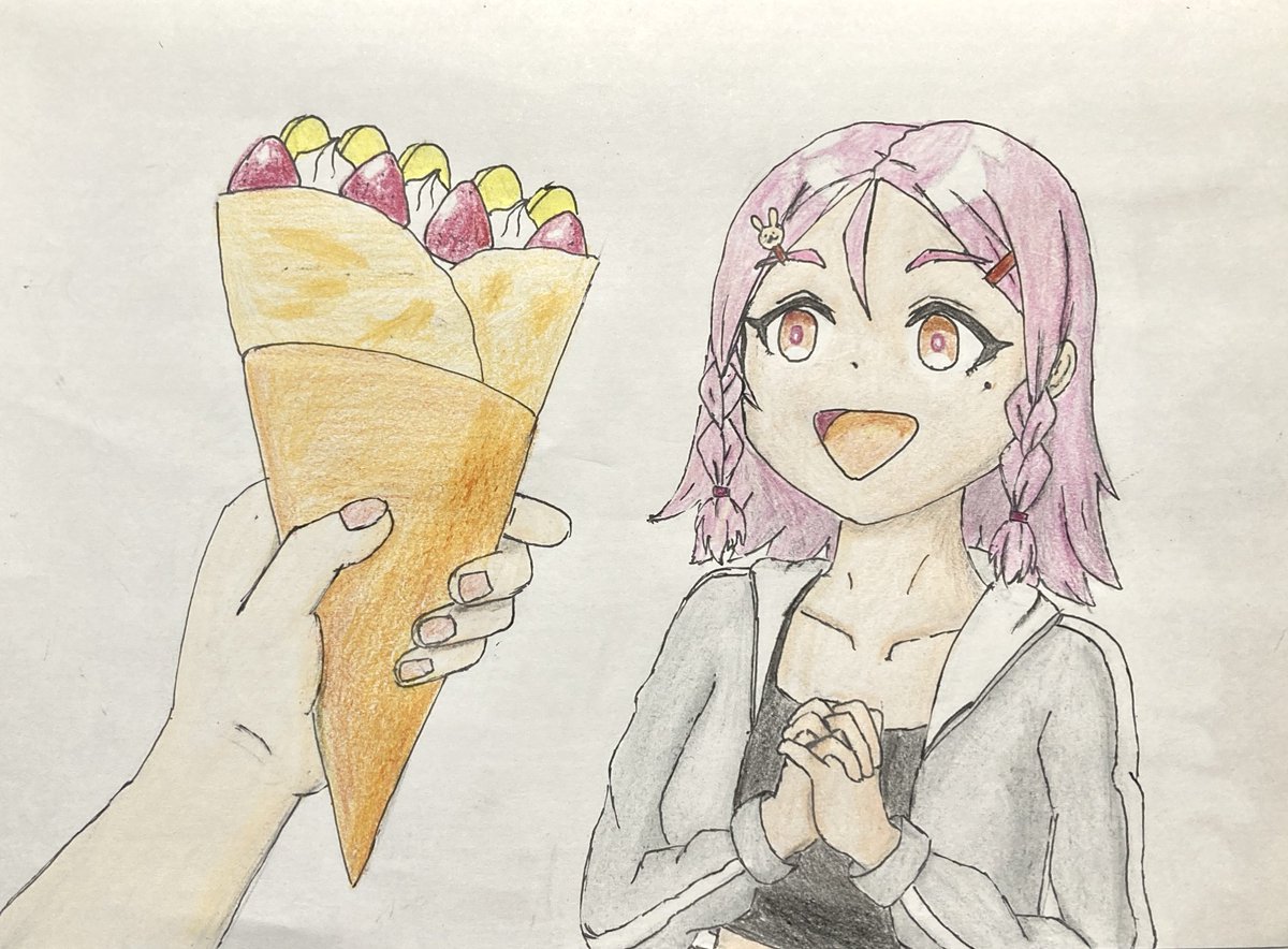 クレープのお返し
#唐林絃葉生誕祭
#シャインポスト