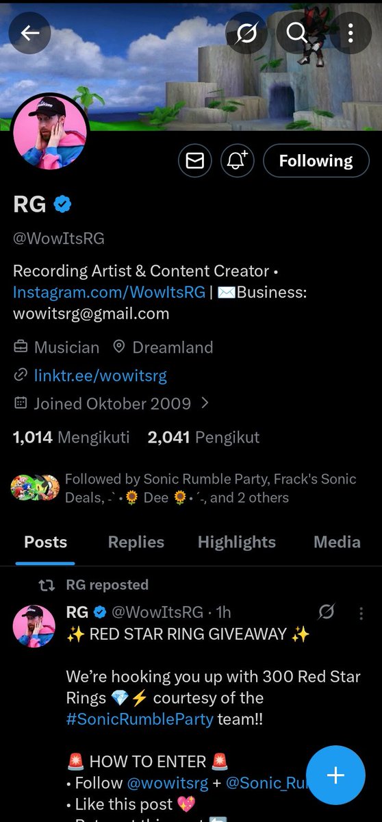 Blue Blur tweet media