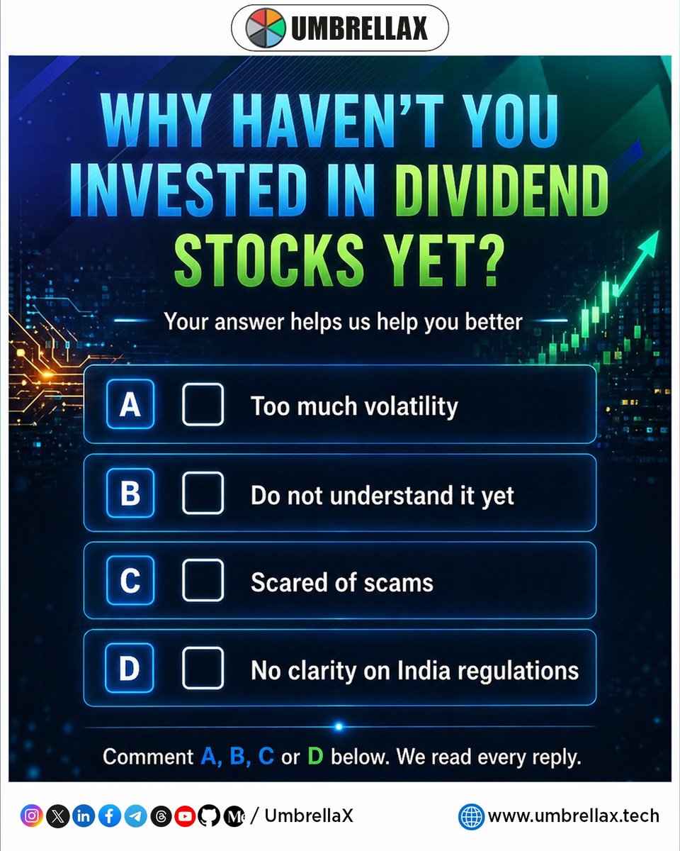 UmbrellaX_Web3's tweet image. Why haven’t you invested yet? Tell us what’s holding you back 👇 Your input helps us simplify Web3 for you.

#Web3 #CryptoInvesting #InvestorMindset #FinanceTips