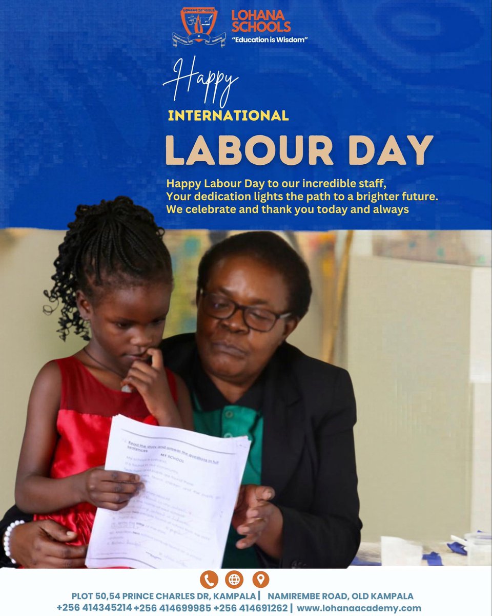 lohanaschoolsac's tweet image. Happy Labour Day to the amazing educators and staff shaping tomorrow’s leaders at Lohana Schools.

Your impact goes beyond the classroom.

#LabourDay #Education #TeacherAppreciation #FutureLeaders