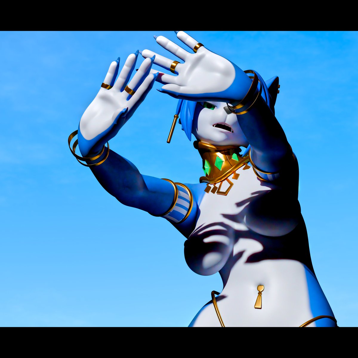 I wanna do the shadow trend too! :3
----
Krystal model by
<a href="/UnknownKadath/">Kadath</a> 
<a href="/Jinax_art/">Jiny</a> 
xaz3d