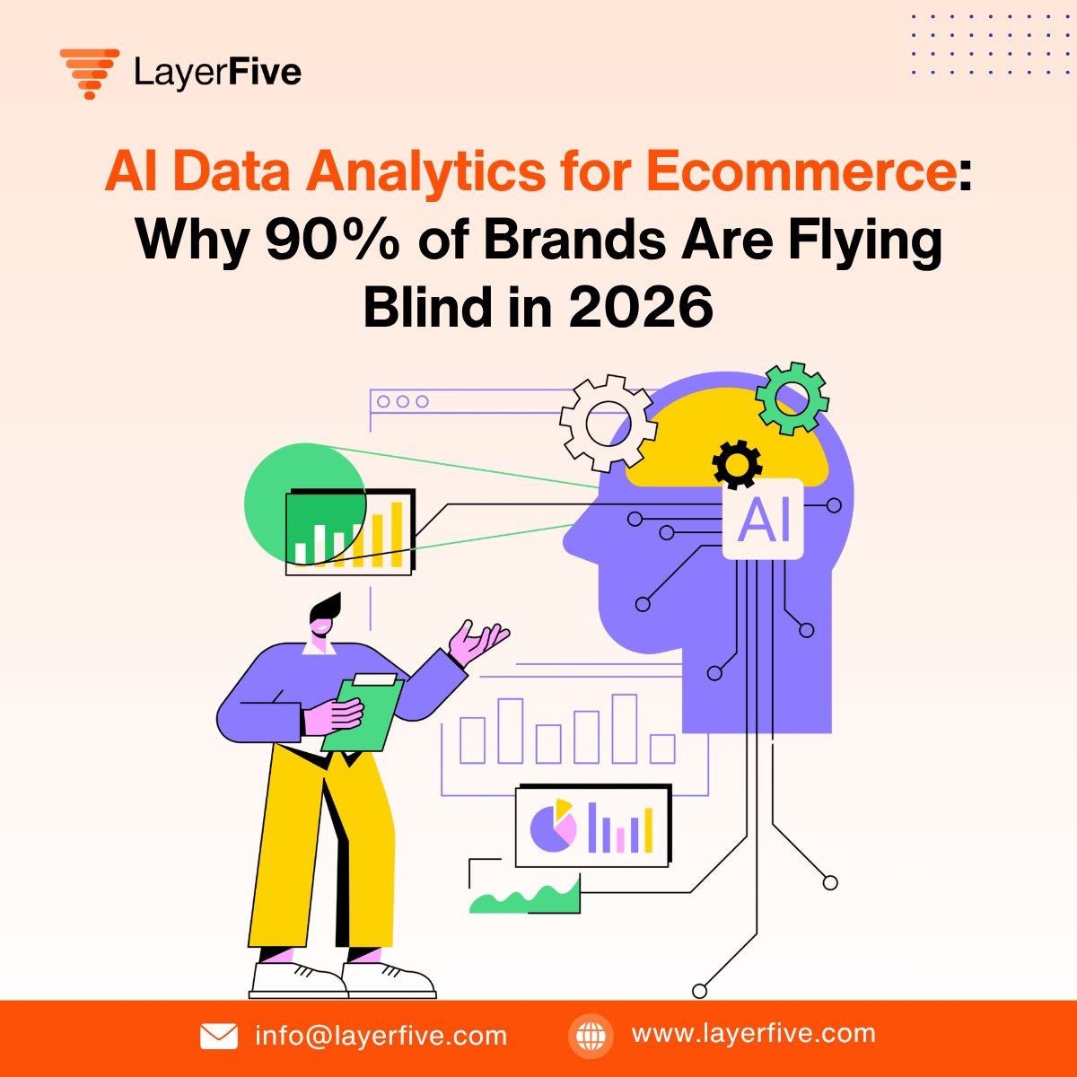 AI Data Analytics for Ecommerce: Why 90% of Brands Are Flying Blind in 2026
Book a 30-min walkthrough: cal.com/layerfive/sync…

#MarketingAnalytics #EcommerceMarketing #AIMarketing #FirstPartyData #ShopifyBrands

layerfive.com/blog/ai-data-a…
