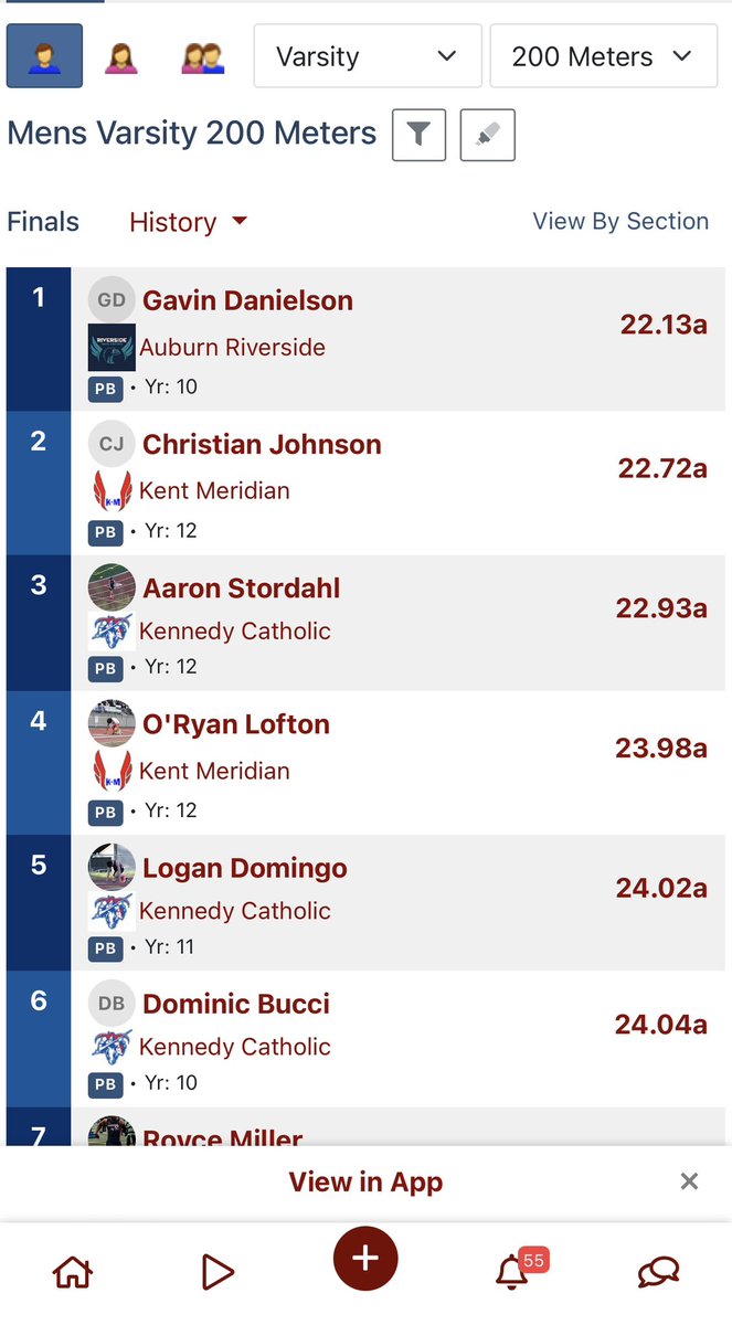 GDanielson28's tweet photo. Had a great track meet today had two PR in the 100 and the 200! 👀Breaking 10 and 21 soon…@TFordFSP @dreeves44 @RFordFSP @browncaleb22 @BrandonHuffman @coachdoughFSP https://t.co/1mnOqWBy1R