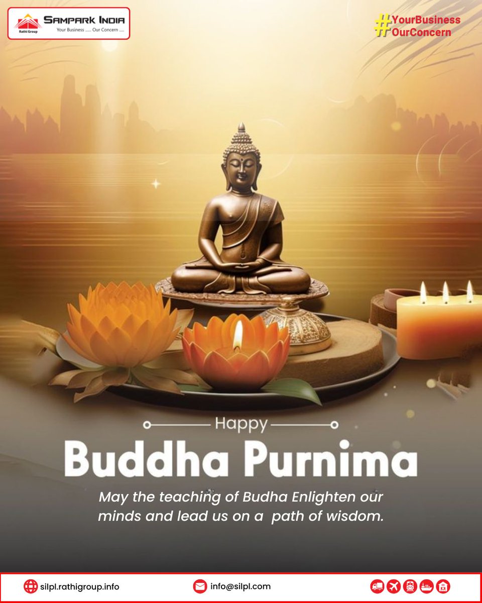 SilplIndia's tweet photo. May the teachings of Lord Buddha guide us toward peace, compassion, and wisdom.
Wishing you a serene #BuddhaPurnima.

#SamparkIndia #OneSolution #Logistics #Shipping #Transport #AirCargo #Trucking #RailFreight   #LogisticsSolutions #TimelyDelivery #HappyBuddhaPurnima #Peace https://t.co/s6goxCysLQ