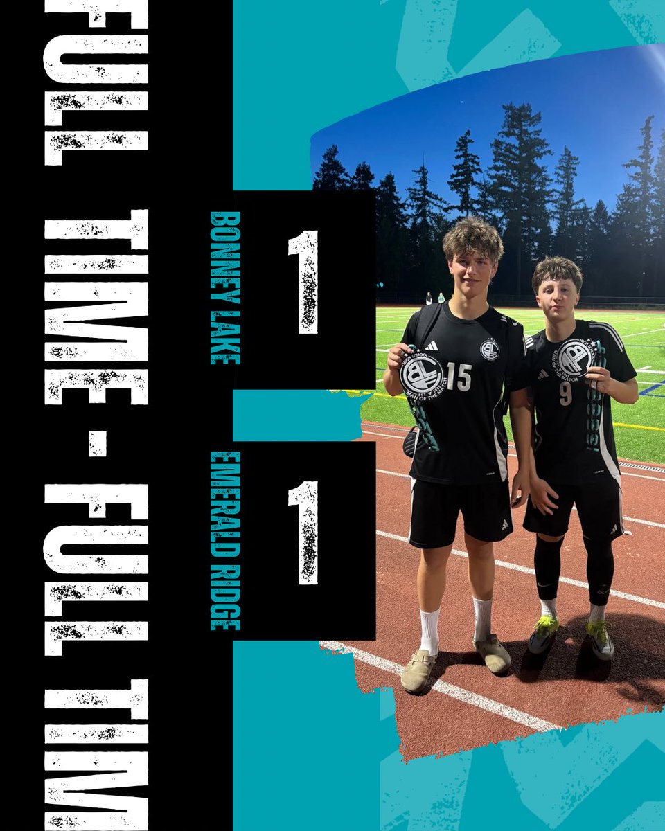 Tie game tonight against ER! The defense held strong all night and refused to break, only conceding on a PK! 💪 Goal: Austin K. 
MOTM: Austin K. and Jullien