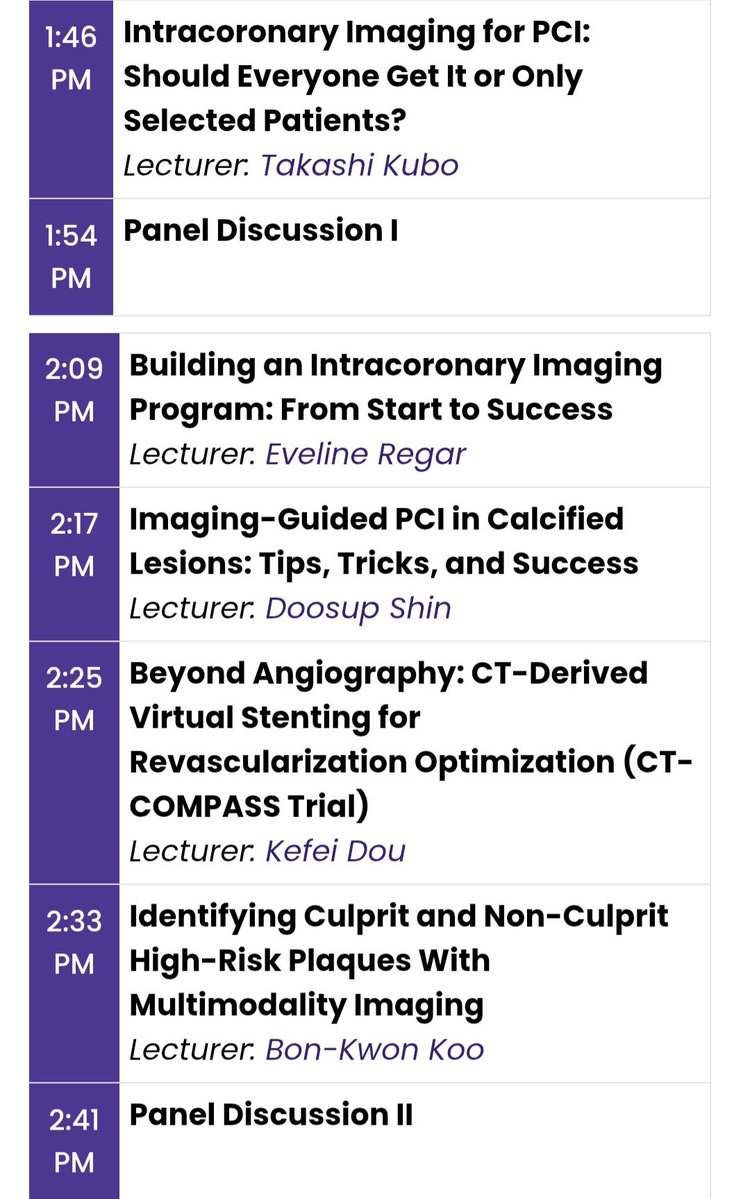 Zill_cardio's tweet image. #HotTopics

❤️‍🔥Join us NOW to learn about the Advances in Coronary Imaging

🕜1:30 PM ~ 2:55 PM * KST (UTC/GMT +9:00)
📍Presentation Theater 1, Level 1 &amp;amp; #ONLINE