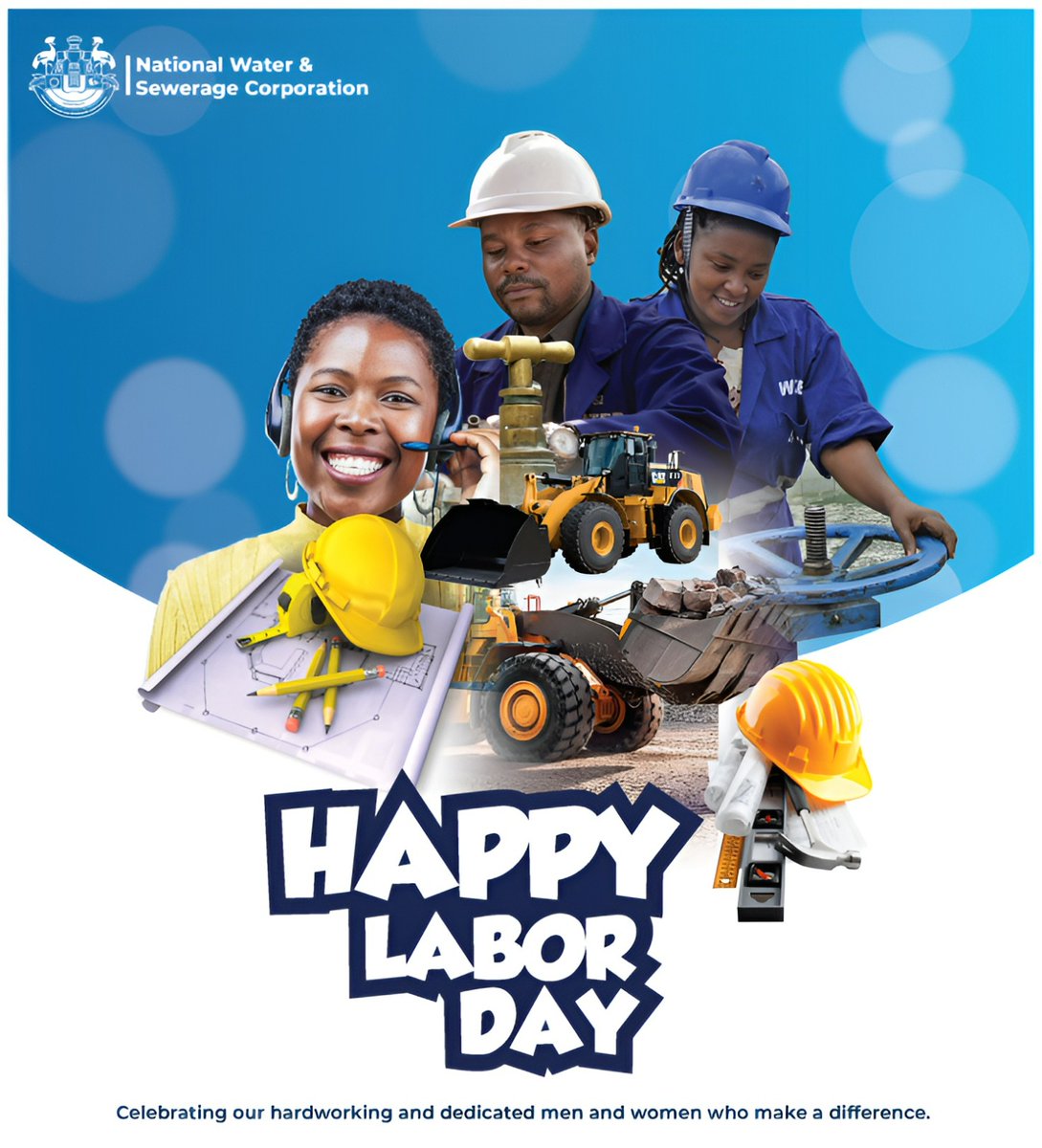 nwscug's tweet image. This Labor Day, we salute YOU, our valued customers. 
Whether you’re running a business, caring for a family, or serving your community, your hard work keeps Uganda moving.

Thank you for trusting NWSC with the water that makes it all possible.
#LaborDay #NWSC #Waterman