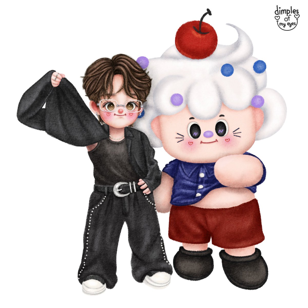 ส่งกำลังใจให้ปะป๊าคนเก่งงับ💙💜

#TripleNArt #mynameisnanon
#nanon_korapat #NilkNhake