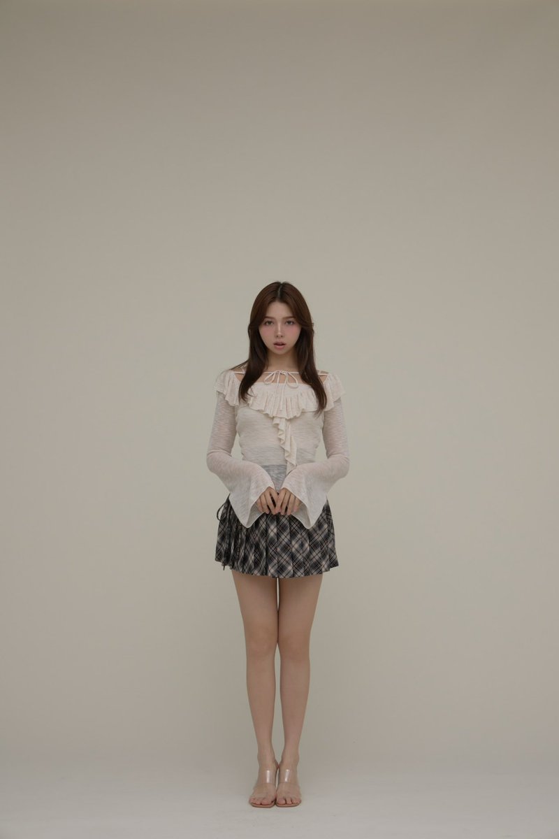 Jade highwaist mini skirt color check size s/m ¥11000-tax in