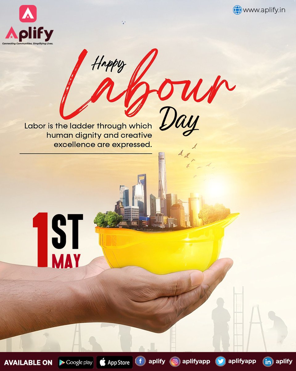 Aplifyapp's tweet photo. Happy Labour Day! 💪
Celebrating the hard work and dedication that build our world every day.
Your effort matters. Your work inspires.
🌐 https://t.co/BtiAAf9vUs
#LabourDay #WorkersDay #RespectLabour #Aplify https://t.co/SsBJUcZ67B