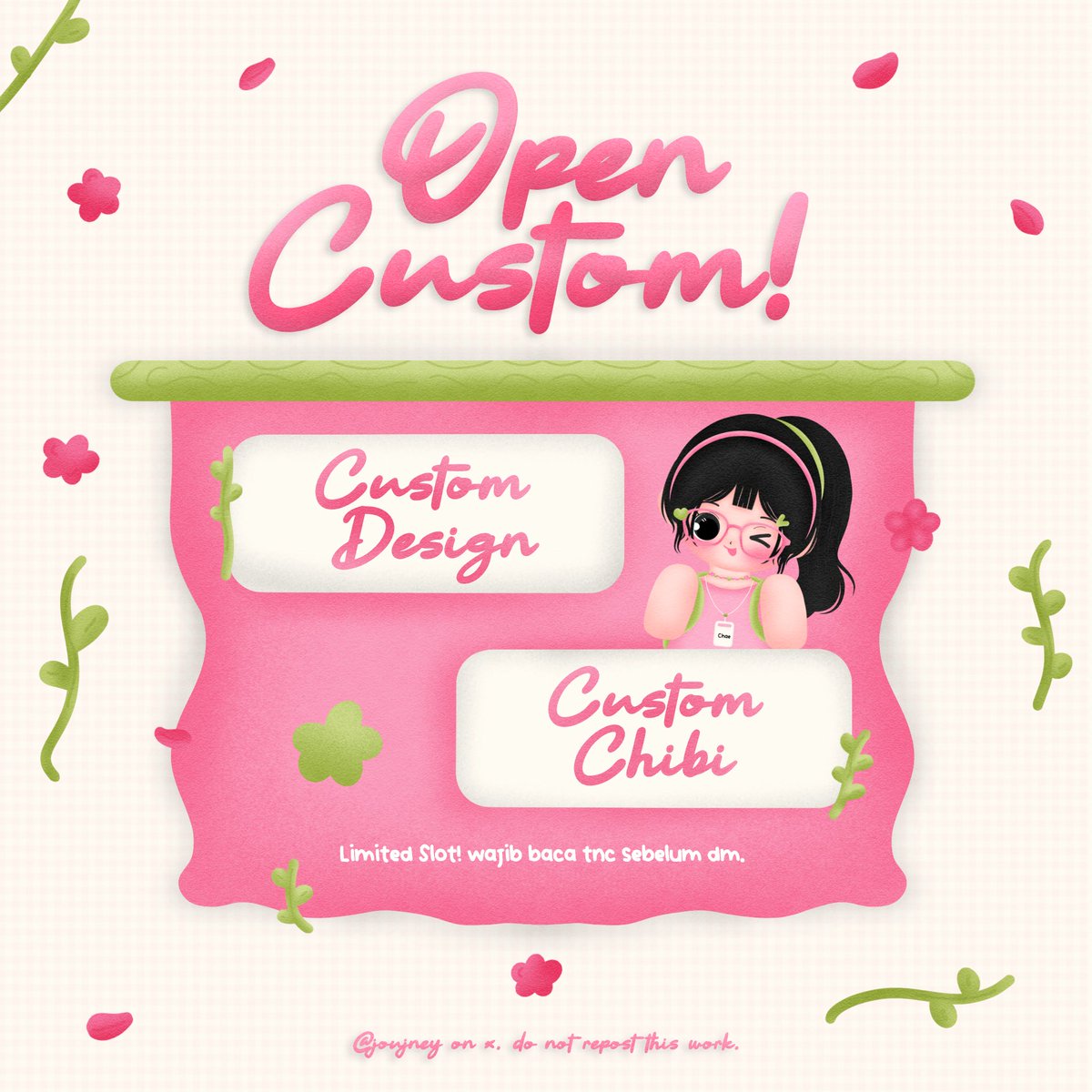 ᰍ chAe .. ꩜ 🧃 OPEN CUSTOM & SPONSOR tweet media
