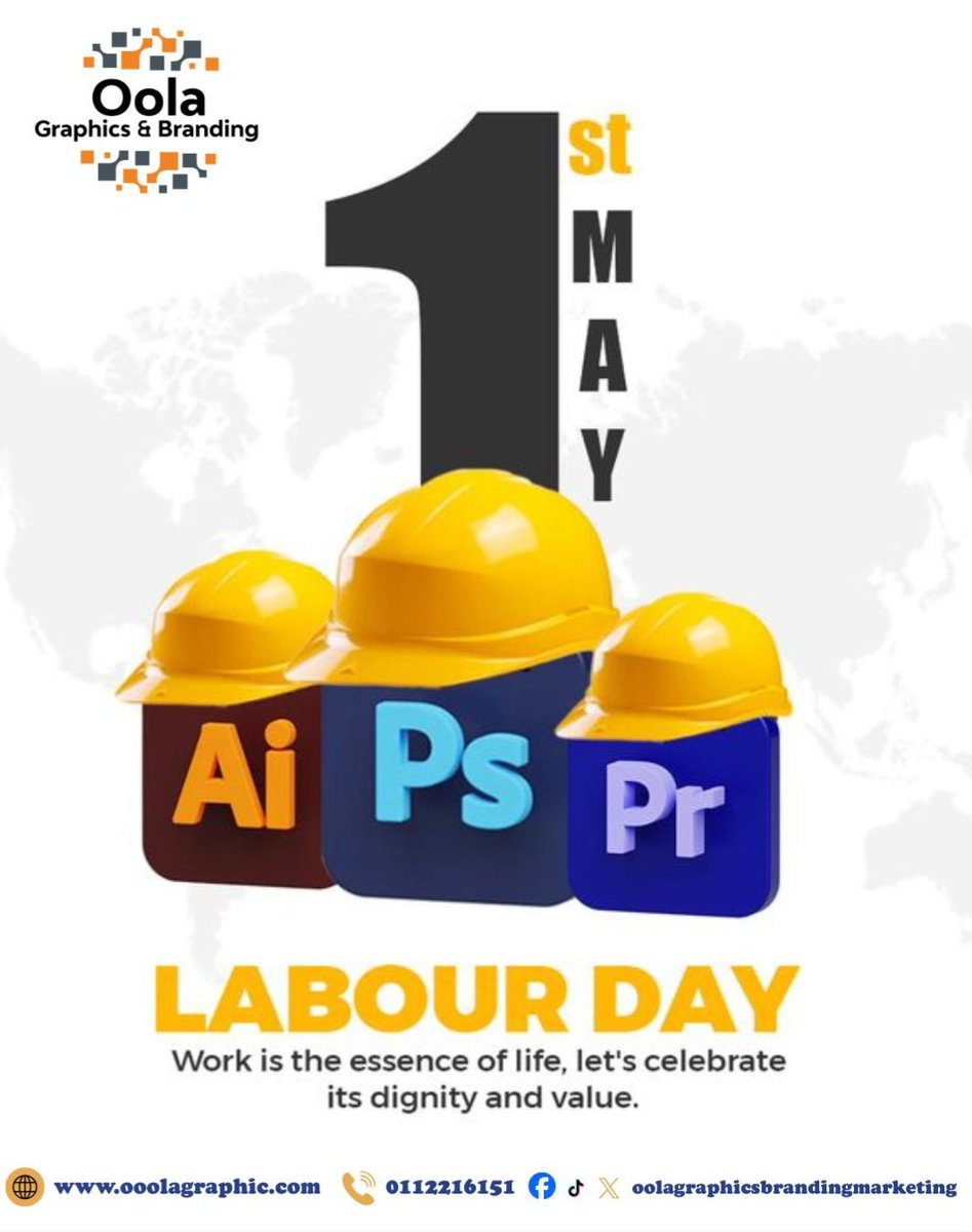 OolaGraphics's tweet image. Happy Labour Day 2026!  
At Oola Graphics Branding &amp;amp; Marketing, we celebrate the hands that build and the minds that create.  
Your hustle inspires our design.  

📞 0112216151 | Nationwide Delivery  

#LabourDay #OolaGraphics #BrandingSolutions #CreativeKenya #DesignThatLasts