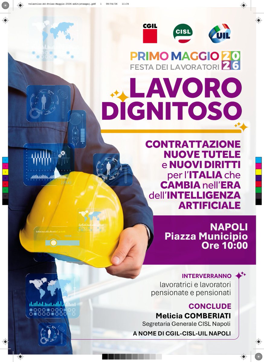 PSilvestro75's tweet photo. Buon #PrimoMaggio Festa delle Lavoratrici e dei Lavoratori! https://t.co/Tm4BfevnXY