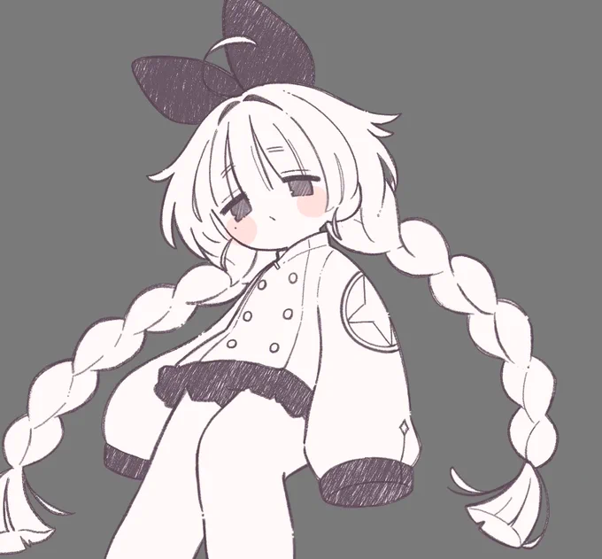 でっか三つ編みも 好
