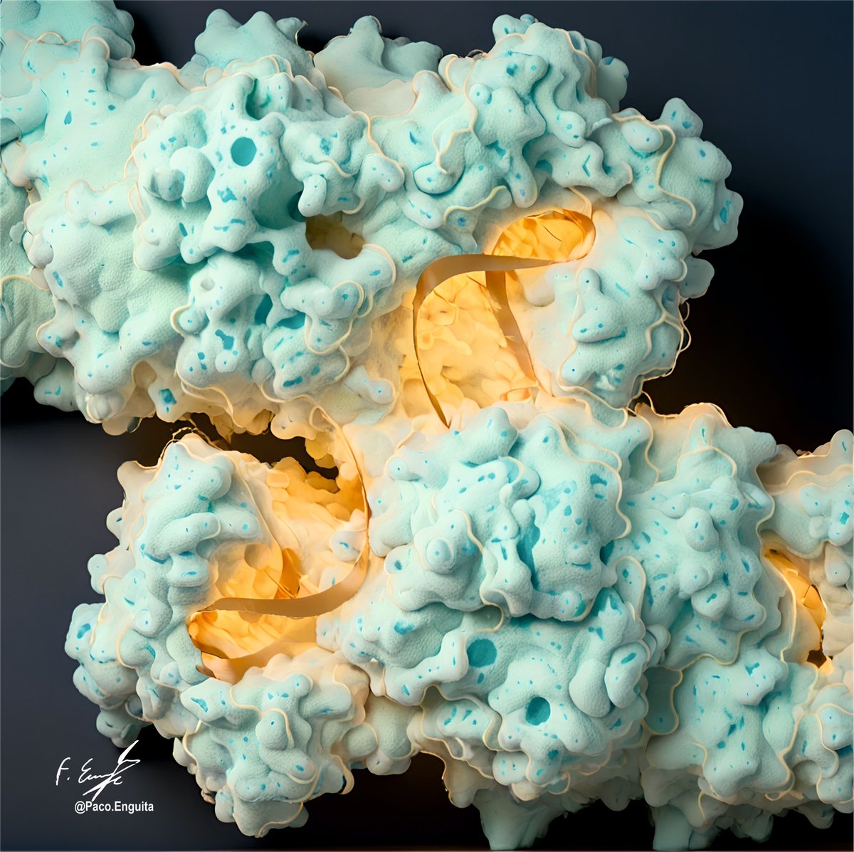 fenguita's tweet photo. CryoEM structure of CbCash filament from Cloroflexi bacterium in complex with tRNA (PDB code: 9YLU) #scivis #molecularart @dzine_ai @proteinimaging
https://t.co/xgZfXmMXXO https://t.co/2yP5gIxl7X