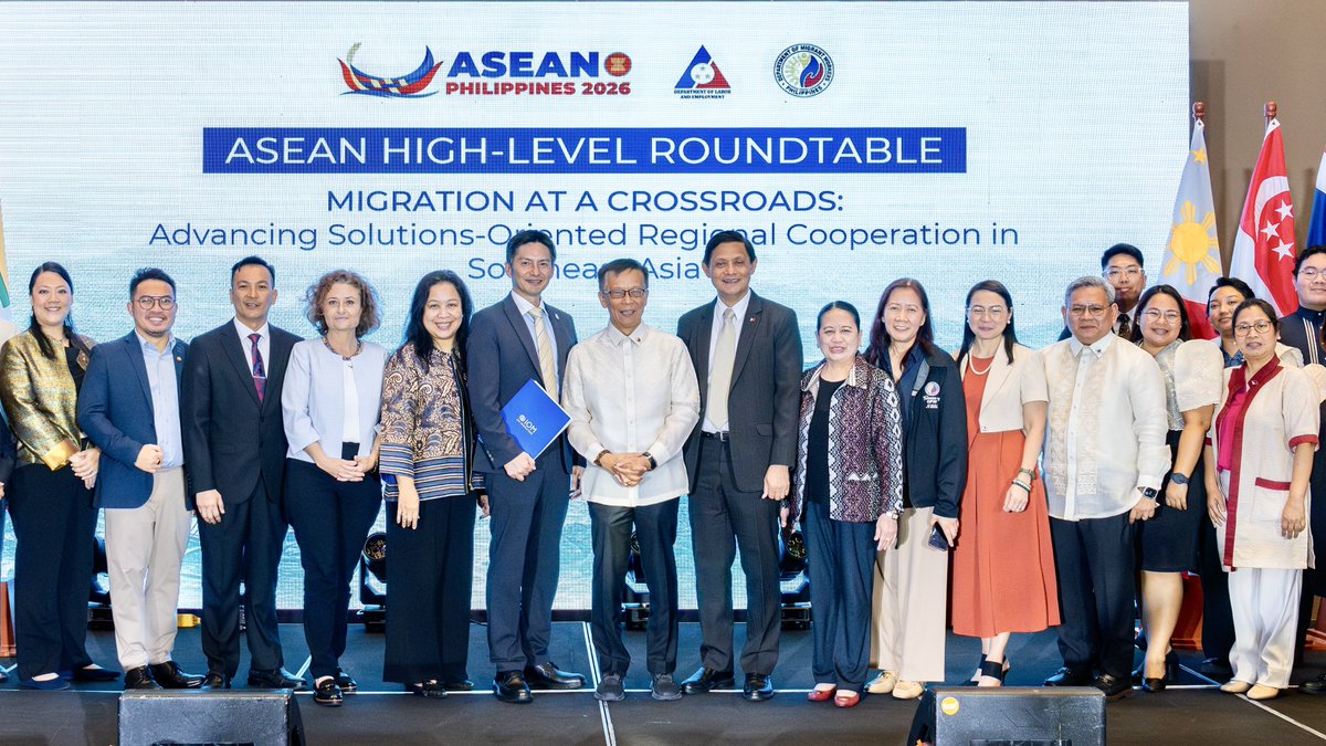 iori_IOM's tweet image. Southeast Asia is at a pivotal moment for #migration governance. Prior to #IMRF &amp;amp; #ASEANSummit, I was honored to join #ASEAN senior officials, hosted by the Chair 🇵🇭#Philippines, to discuss practical cooperation, from labour migration to protecting migrants in times of crisis.