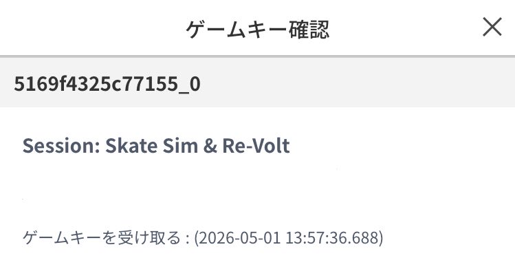 Reptoo_Acubens's tweet photo. ダイレクトゲームズのランダムボックス1回目（￥1,000）、見事にダブりました😇

Session: Skate Sim
Re-Volt

ゲームキー欲しい方いらしたら遠慮なくお声がけ下さい😭お頼み申す😭 https://t.co/g2nzbKb9Rb