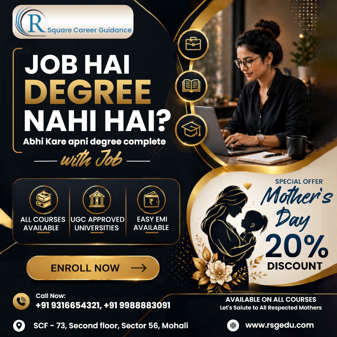 RSquareCareer's tweet image. 👩‍👧 She sacrificed her dreams for you…
Now it’s your turn ❤️

Give her a chance to study again🎓 

🧑‍🎓 Admissions open!

Choose Now: -
✅Diploma
✅Graduation
✅Post-Graduation

Apply Now!

Visit: rsgedu.com
or Call: +91 9316654321, +91 9988883091

#education #rsgedu