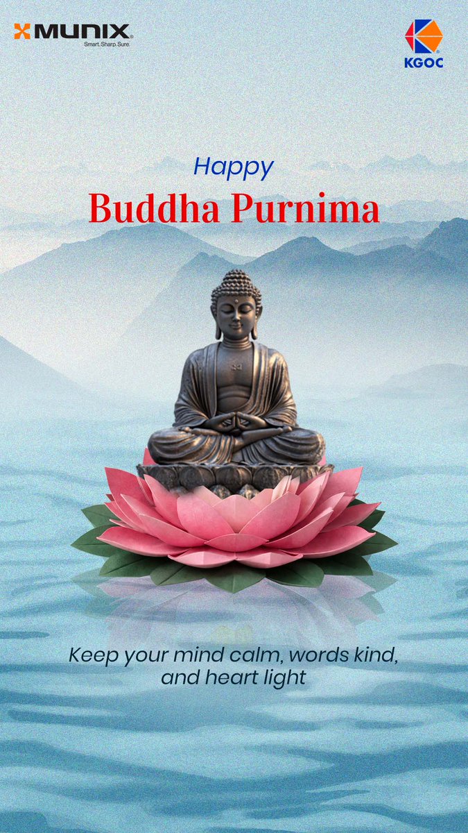 MunixKGOC's tweet image. Happy Buddha Purnima 

May peace, kindness, and wisdom guide you today and always.

#BuddhaPurnima #Munix #Kindness #Wisdom #Positivity