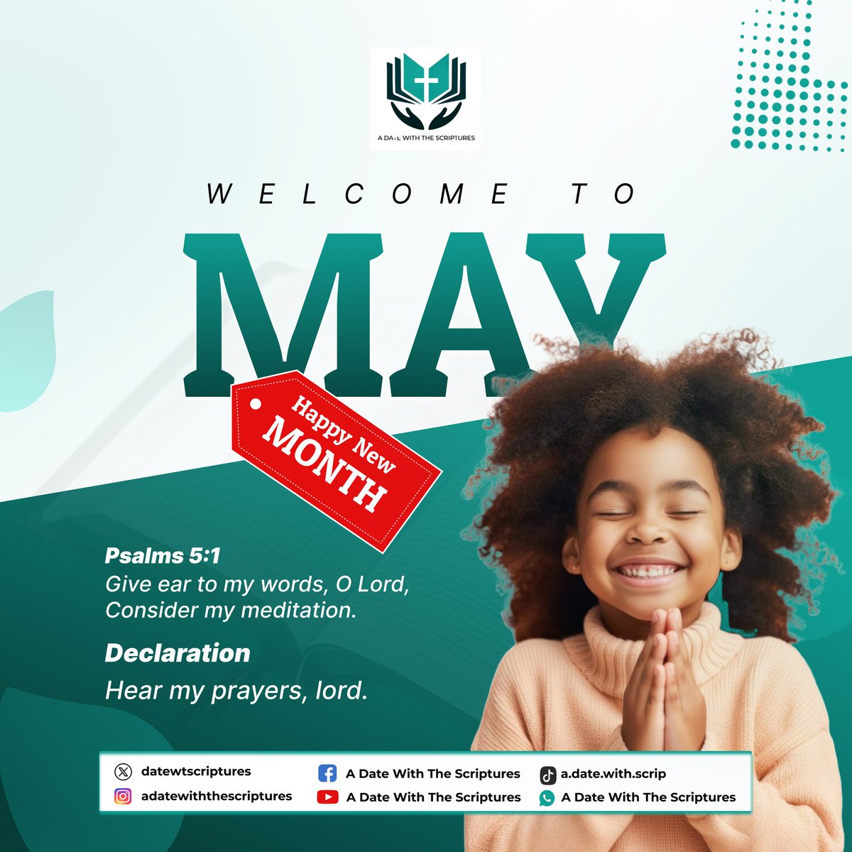 datewtscripture's tweet image. God's Word for You Today (1/5)

Declaration/Prayer

Hear my prayers Lord, Amen!

Don't forget to follow us on all social media platforms and share today's Scriptures with your friends and family.
God bless you 🙏
#dailyscripture #adatewiththescripture #adwts