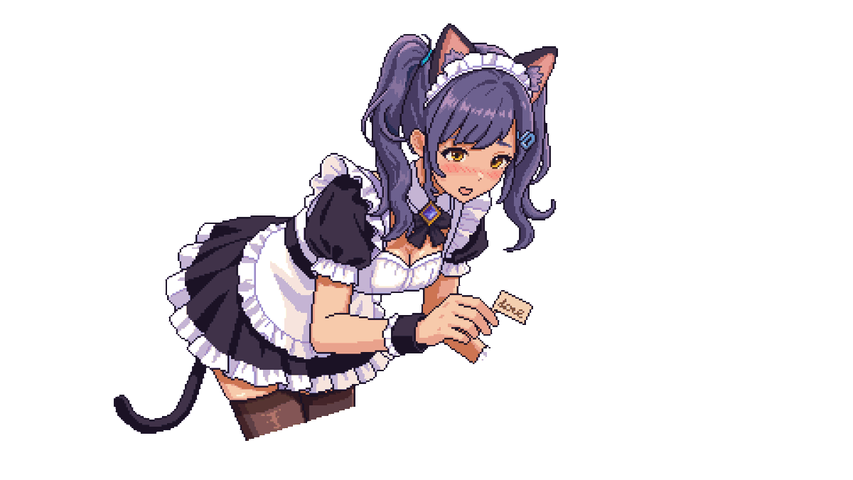 LunarCoven_'s tweet image. New CG is in the works! Can you guess what she's doing? By the way, cat or bunny?

新規CG制作決定！彼女は何をしているか当ててみてね！ ちなみに、猫？それともウサギ？
#pixelart #ドット絵 #indiegame #インディーゲーム #cozygames