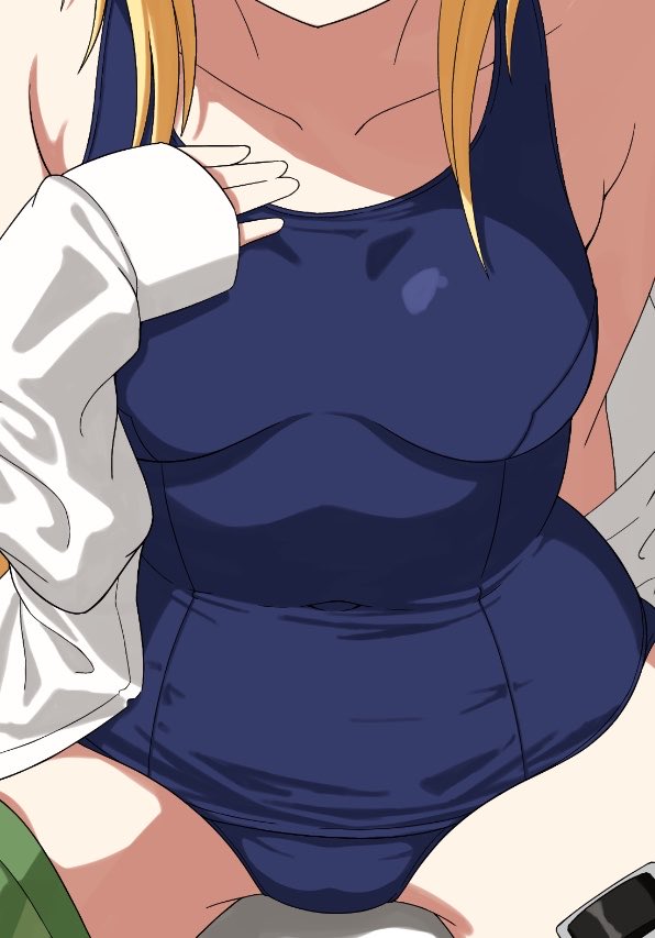スク水にはシワがあると良いとされている 
