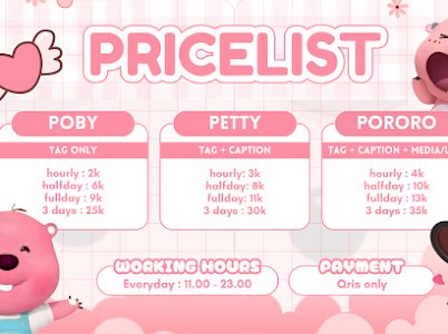 dearloopstag's tweet photo. @jeurww hii cutiee ₊˚ʚ₍ ´ ꒳ `₎ɞ♡ loopy’s tagging space is open again yang pastinya rajin banget🩰✨ 1 spess = 1 slot aja ya💌 order gampang bgt, tinggal DM atau klik link wa di bio 🌸

yang butuh jastag bisa cek langsung disini @dearlopstag

wa/087716024019
#bealanja https://t.co/oXPhATECgp