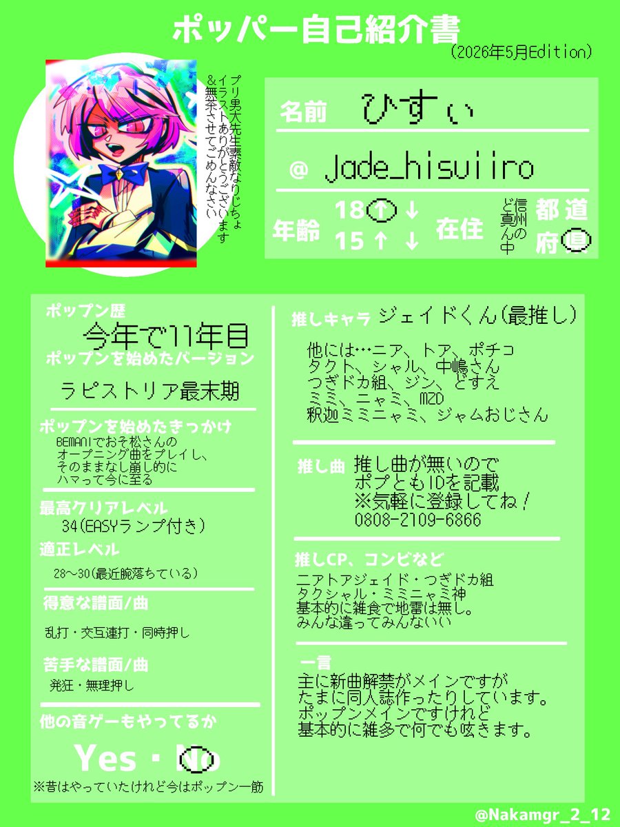ひすぃ tweet media