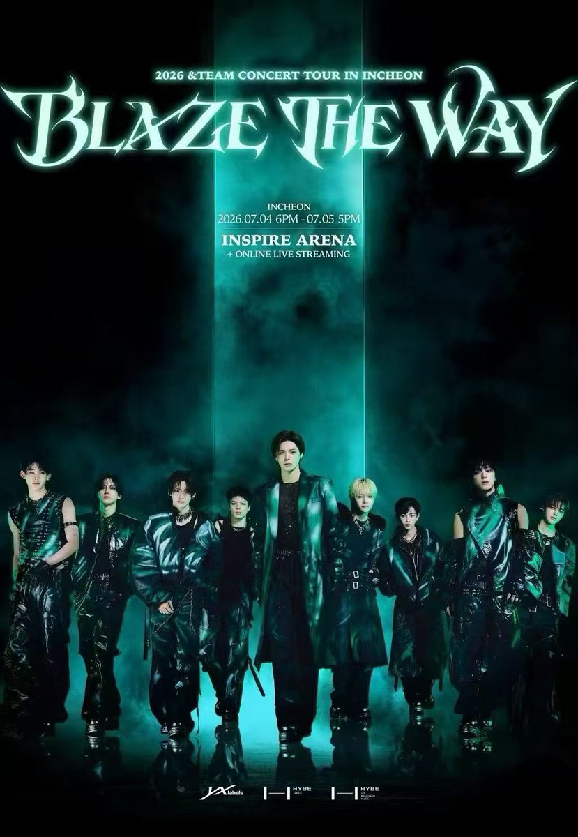 &team エンティーム 韓国 会場限定 ソウルコン コンプ コンプリート &TEAM CONCERT TOUR 'BLAZE THE WAY' in INCHEON エンチーム 韓国 仁川