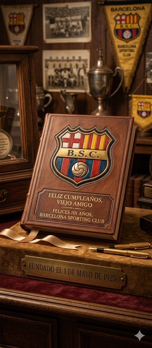 Feliz aniversario <a href="/BarcelonaSC/">BARCELONA S.C.</a> . Felices 101 años de grandeza, y también de golpes fuertes. Odiado por pocos y queridos por muchos. Viviendo años de oscuridad club querido pero hay que tener resiliencia y no soltar la bandera. Jugadores , cuerpo técnico y dirigentes pasarán ,