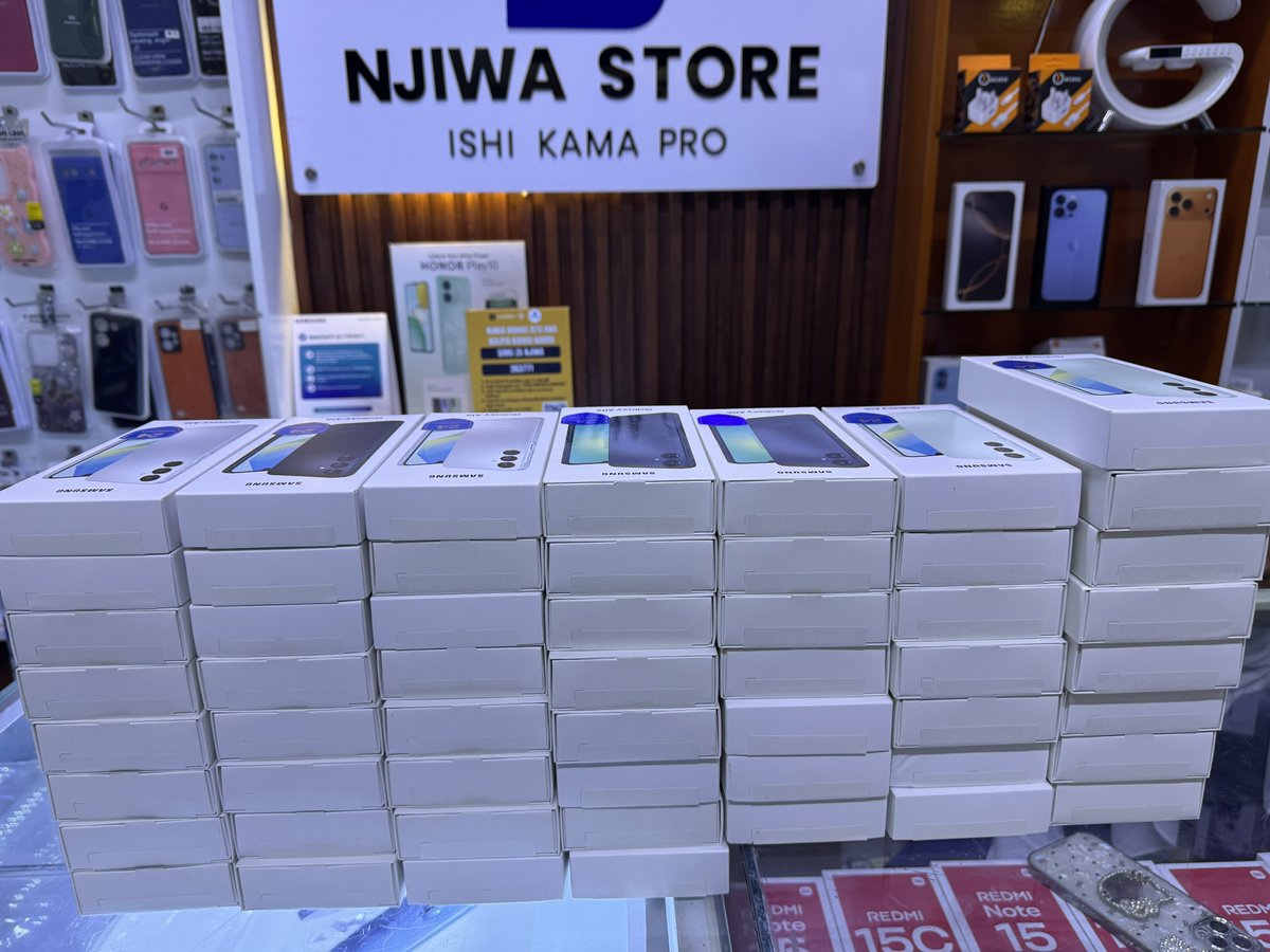 💨 SAMSUNG BRAND NEW

▪️Samsung A06 (4+64) - 250,000
▪️Samsung A06 (4+128) - 300,000
▪️Samsung A07 (4+64) - 300,000
▪️Samsung A07 (4+128) - 330,000
▪️Samsung A16 (4+128) - 380,000
▪️Samsung A17 4G (4+128) - 450,000
▪️Samsung A17 4G (6+128) - 500,000
▪️Samsung A17 4G (8+256) -